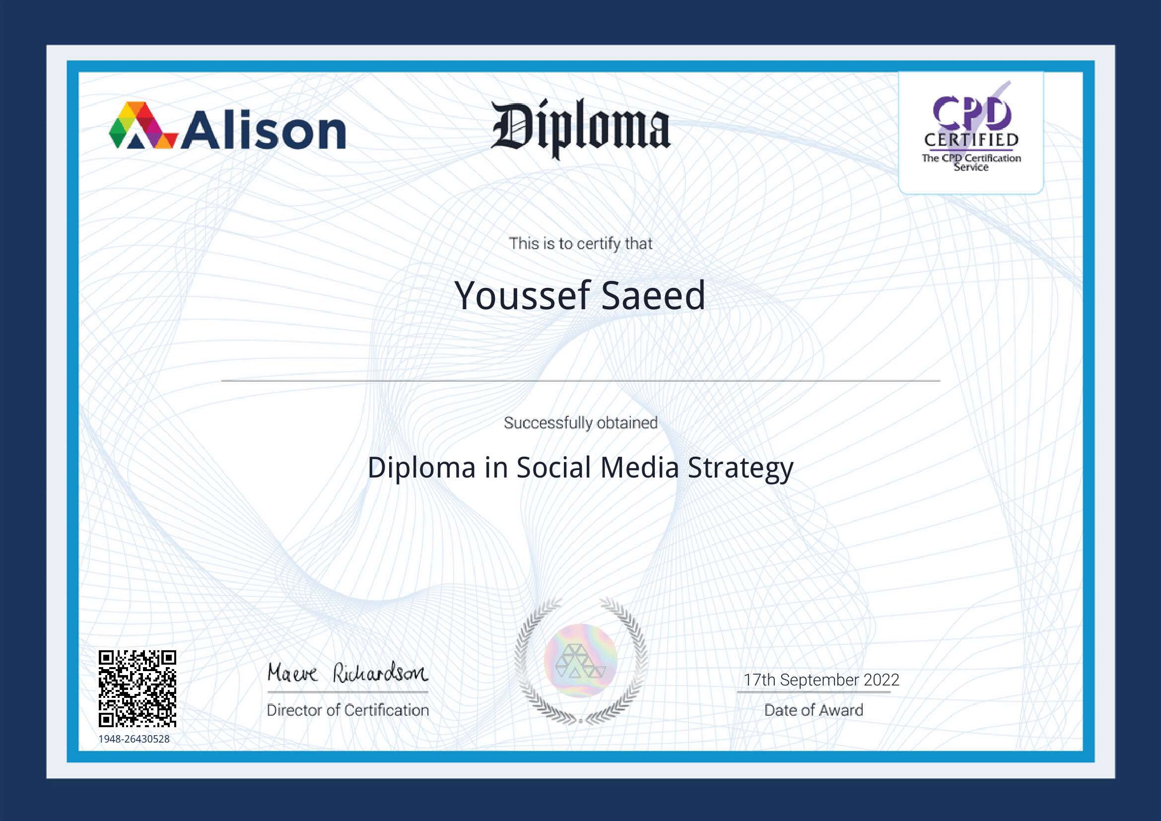 Alison Diploma